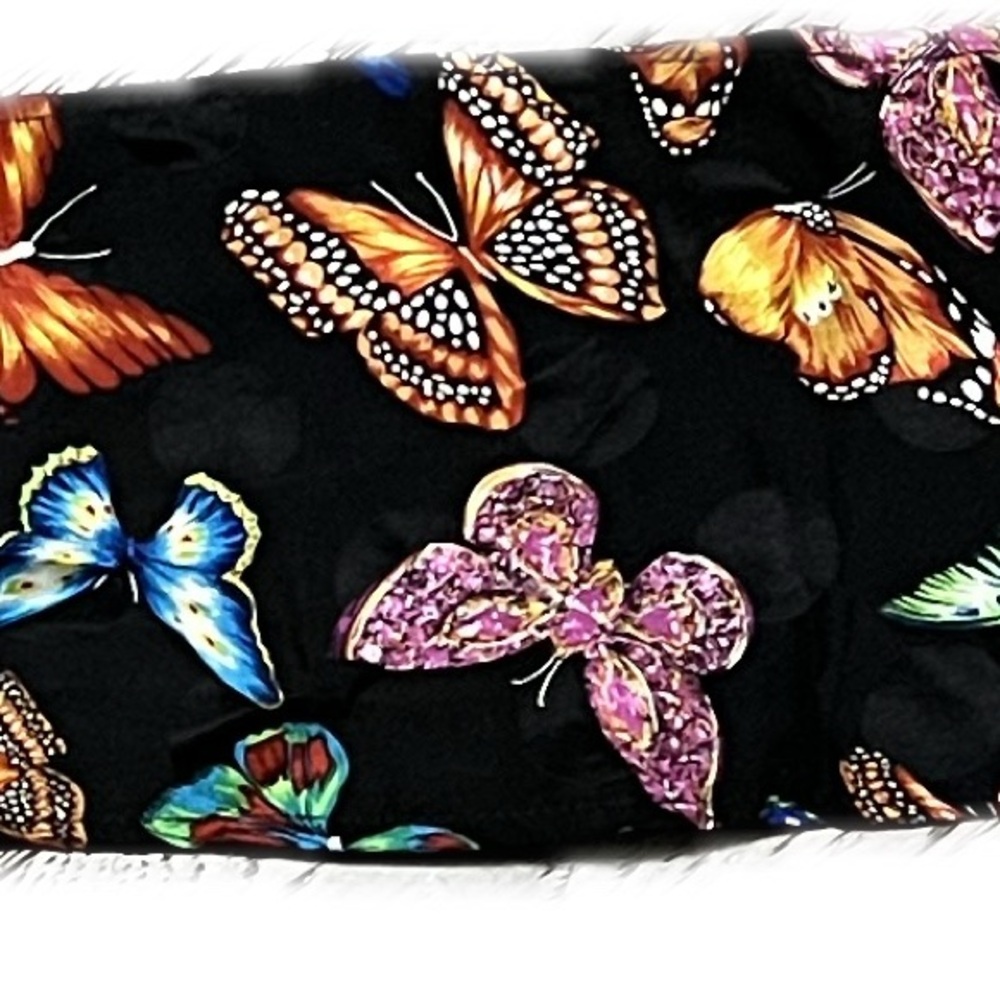 Colorful Butterfly Print Scarf